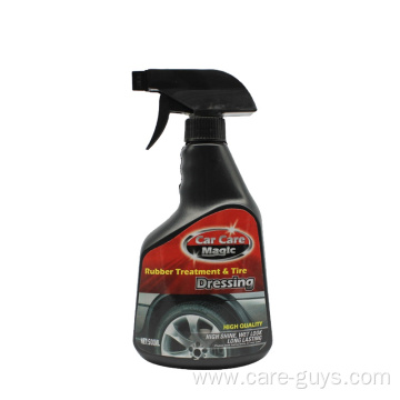 Tire Shine Polish Spray Black Wet Tire Dressing